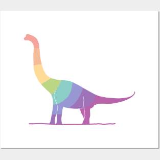 Sauropod - Rainbow Posters and Art